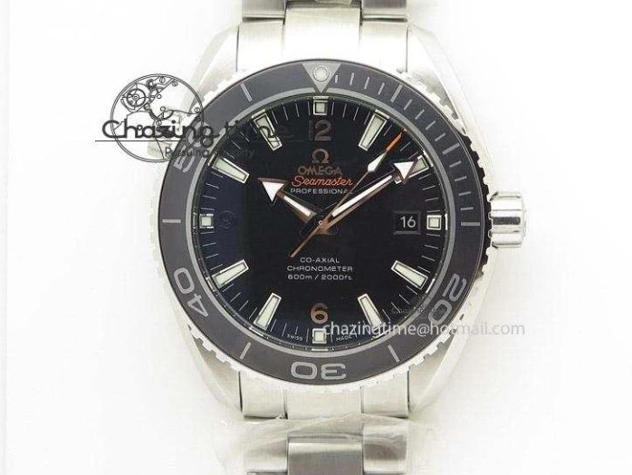 1221 De Ville Power Reserve SS MKF 1:1 Best Edition Black Dial on Black Leather Strap A Packable 7744